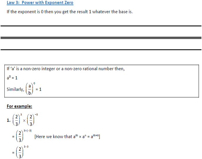 Class 6 Laws Of Exponents And Indices Class 6 Laws Of Exponents And Indices